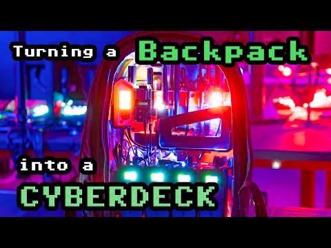 Building a cyberdeck inside a backpack - x64 system