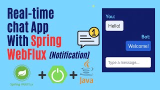 Real-time chat App With Spring WebFlux (Notification)| Project Part-2 #project #java #spring #new 