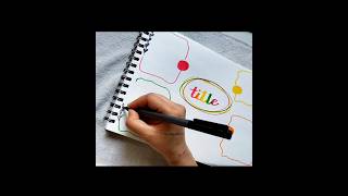 Mind map idea for journals ✨😊| project #shorts #ytshorts #mindmaps #trendingshorts