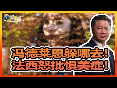 《謙言謙語》賴岳謙 公開版 第三百三十七集 冯德莱恩躲哪去！法西怒批惧美症！