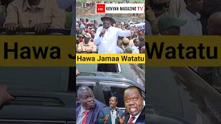 President William Ruto in Soweto today slamming Gachagua Matiang'i and Kalonzo Musyoka