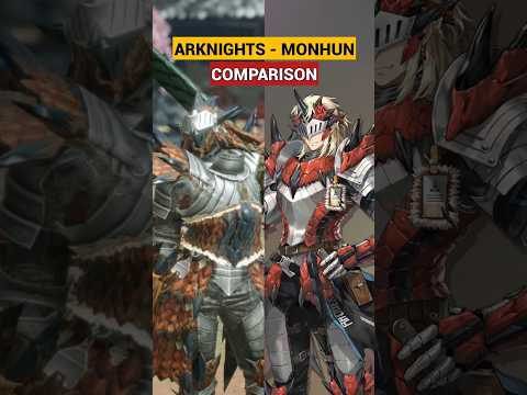 Arknights Monster Hunter Longsword comparison