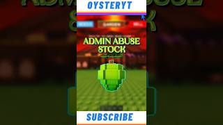 ADMIN Abuse Stock #growagarden #shorts #roblox #viralvideo