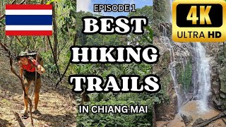 CHIANG MAI JUNGLE TREKKING 4K (Best Trails and Hidden Waterfalls)