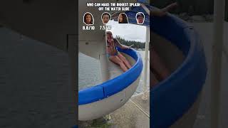 He Flew off the Water Slide