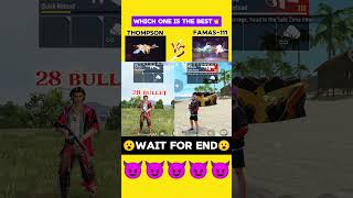 THOMPSON VS FAMAS-111😮|IMPOSSIBLE🔥|#freefire #heartff #garenafreefire #heart444yt #ff #brokenheartff