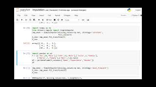 Methods to Replace missing values (imputation) in scikit-learn