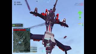 Planetside 2 trying out air to air gameplay xd
