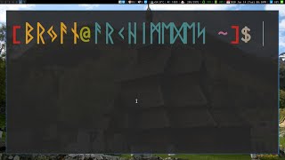 Elder Futhark Runes in my Terminal