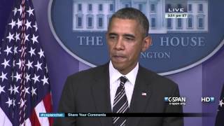 President Obama Statement (C-SPAN)
