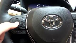 Toyota RAV4 2025 – How to Turn On or Off BSM (Blind Spot Monitor)