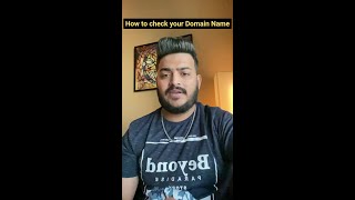 How to Check Your Domain Name