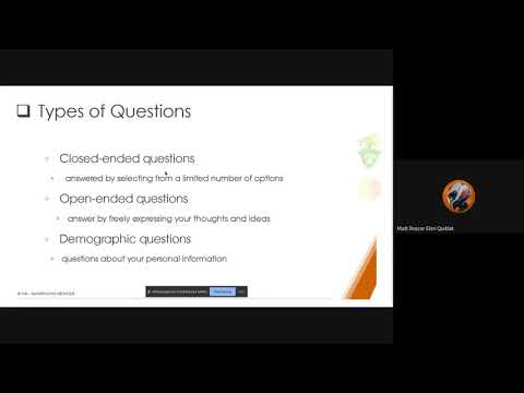 3. IS 106 (IK1) - The where, why, and how of data collection (Survey or Interview Procedure)