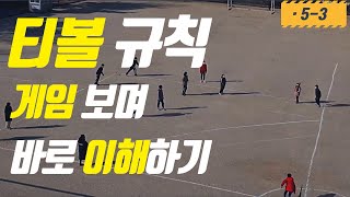 티볼 규칙 / 게임을 보며 100% 이해하기(5학년 3반)