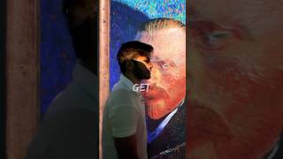 SELF PORTRAIT in VAN GOGH Style 🌻#artshorts #artvideos