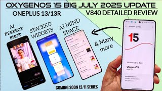 🚀Oxygen OS 15 big update oneplus 13r & 13 AI Mind space