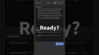codeshorts - javascript - titleCase