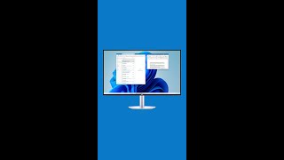 Snap Windows Side by Side #shorts #Windows11 #Dell