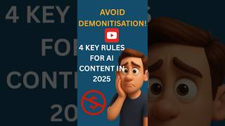 Avoid Demonetisation! 4 Key Rules for AI Content in 2025 #monetizationtips #aicontent #shortsfeed