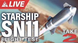 Live from the Launch Site! SpaceX Starship SN11 High Altitude Test Flight - Take 2