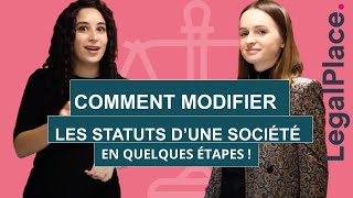 Comment modifier les statuts d'une société simplement !