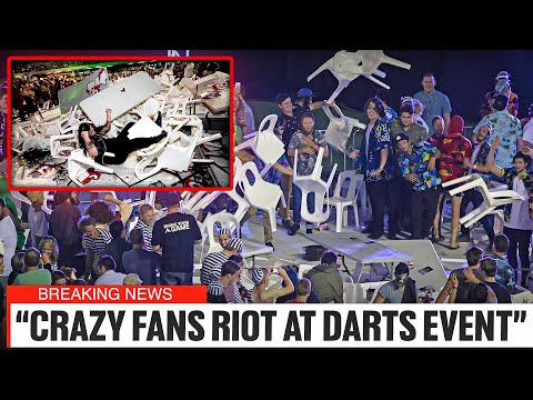 Darts Hooligans Cause CHAOS – Even the Players Felt Unsafe