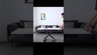 【升降桌】高直感岩板茶几 #升降桌  #茶几  #shorts