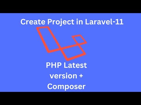Create a project in laravel 11 in Hindi
