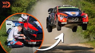 Tänak makes Mistakes 😟 WRC Rally Estonia 2025 Saturday Highlights