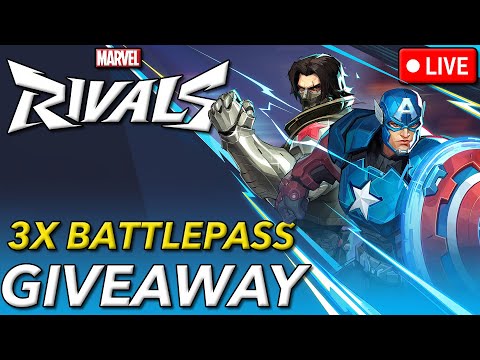 🔴 Battlepass giveaways - Marvel Rivals!