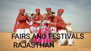 FAIRS AND FESTIVALS  OF RAJASTHAN REET 2021