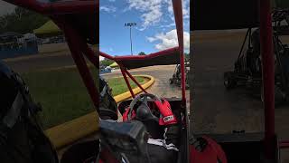 Turn 1 Takeout  #automobile #quartermidget #racing #youthracing #karting