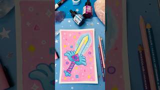 Squid Gamer’s Knife 💖🗡️  #indiaink #prismacolor #magicalart #squidgame