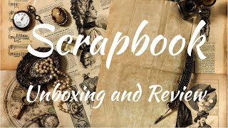 Scrapbook Unboxing and Review | Scrapbook Decoration Ideas | Vintage Scrapbook | M&P Bliss