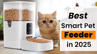 Javiscam aidowocam Automatic Cat Feeder with Dual Cameras, 2K HD Video with Night Vision