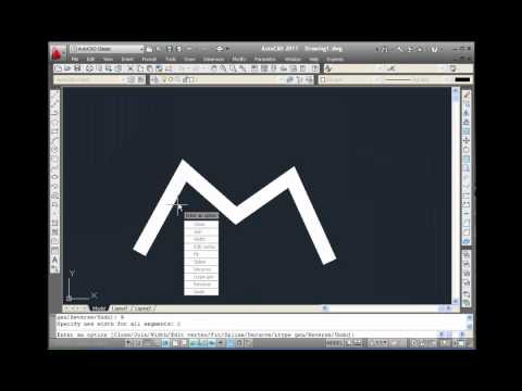 AutoCAD Tutorial - Pedit Command