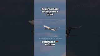 How to become a Lufthansa 🇩🇪 pilot ✈️ - #pilot #avgeeks #aviation #airline #planes #flight