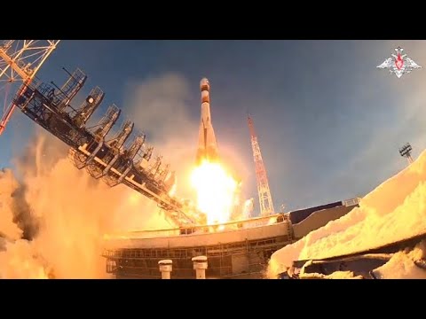 Russian Space Forces launch Soyuz 2.1b New MilitaryRocket with "Classified" Warhead
