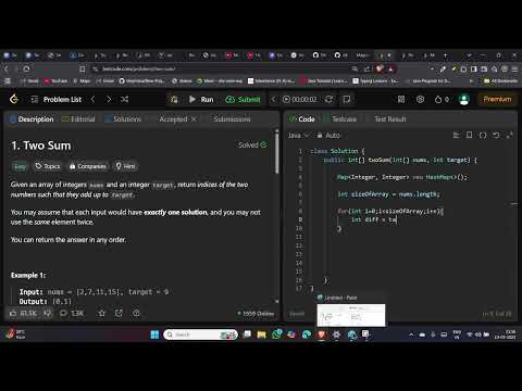 1. Two Sum Leet code Problem