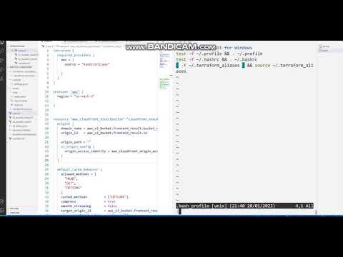 how to make terraform aliases in git bash vscode  - tips for terraform