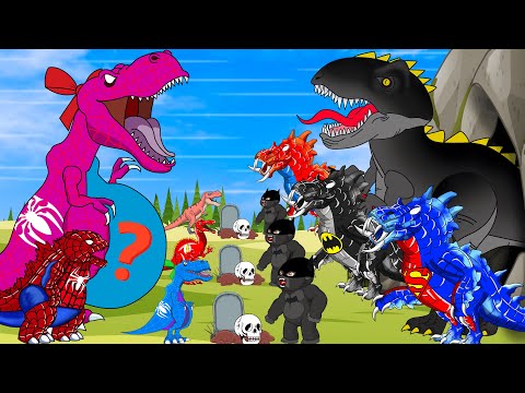 EVOLUTION OF Dinosaurs: Triceratops PREGNANT vs. F Monster TARZAN Spinosaurus & Kong JURASSIC WORLD