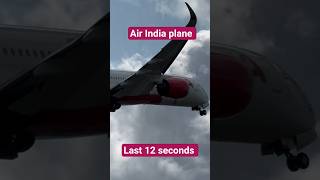 Air India plane crash Last 12 seconds
