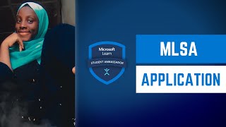 MLSA Application [Selected] | Full Details in Description