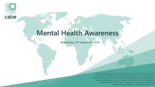 Webinar: Mental Health Awareness