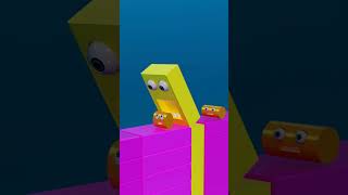 The Cube That Consumes All 🫨 | Viral 3D Animation Loop #satisfying #packyfilm #funnymonster