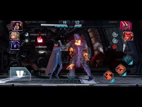 Injustice 2 mobile Invasion clean up Team with raven