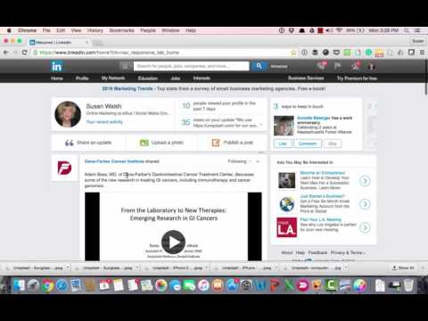 LinkedIn Share an Update - Content To Share