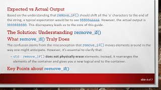 Understanding How remove_if() Works in C+ +