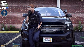 GTA V - LSPDFR 0.4.9🚔 - LSPD/LAPD - Gang Unit - Unmarked 2020 Tahoe RST | Shootout - 4K