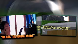 HE INSTALLED THE WRONG MODS... (Brain Damage SMP Clips Minecraft)